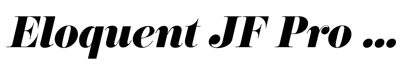 Eloquent JF Pro Italic